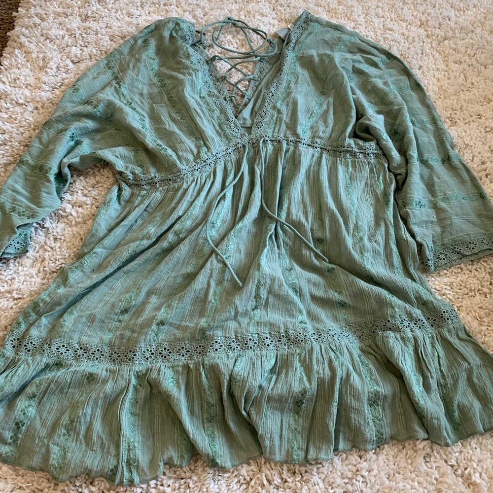 ASOS green dress